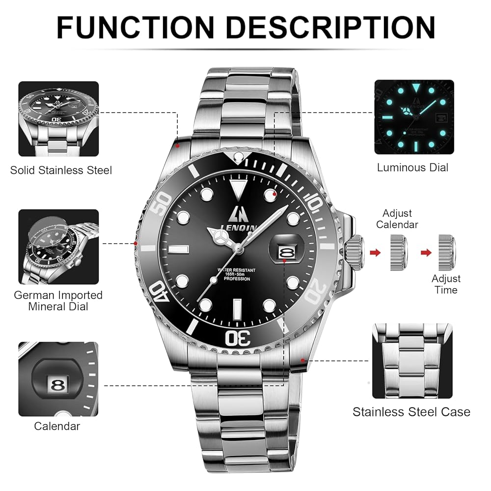 LN LENQIN MENS WATCHES