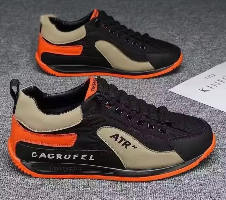 Men’s Running Shoes Outdoor Sport Sneakers – Vulcanized Flat Casual Trainers for Men, 2025 New Brand Footwear