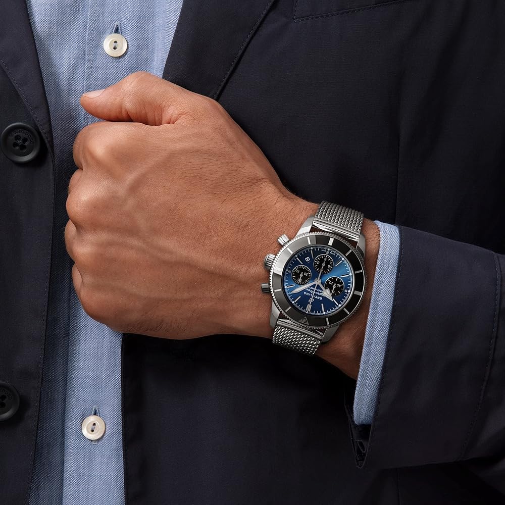 Breitling Superocean Heritage II Chronograph Automatic Blue Dial Men's Watch AB0162121C1A1