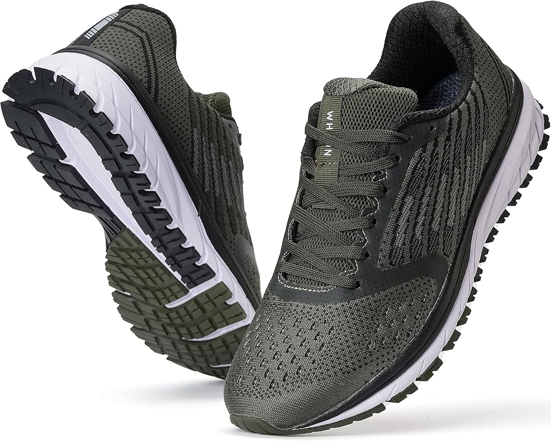 Whitin Men's Supportive Running Shoes Cushioned Athletic Sneakers