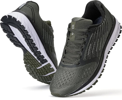 Whitin Men's Supportive Running Shoes Cushioned Athletic Sneakers