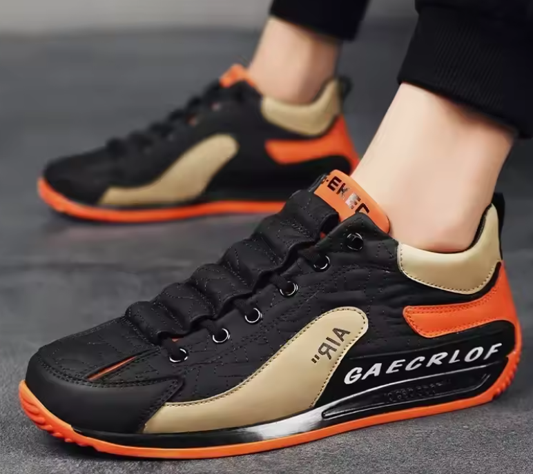 Men’s Running Shoes Outdoor Sport Sneakers – Vulcanized Flat Casual Trainers for Men, 2025 New Brand Footwear